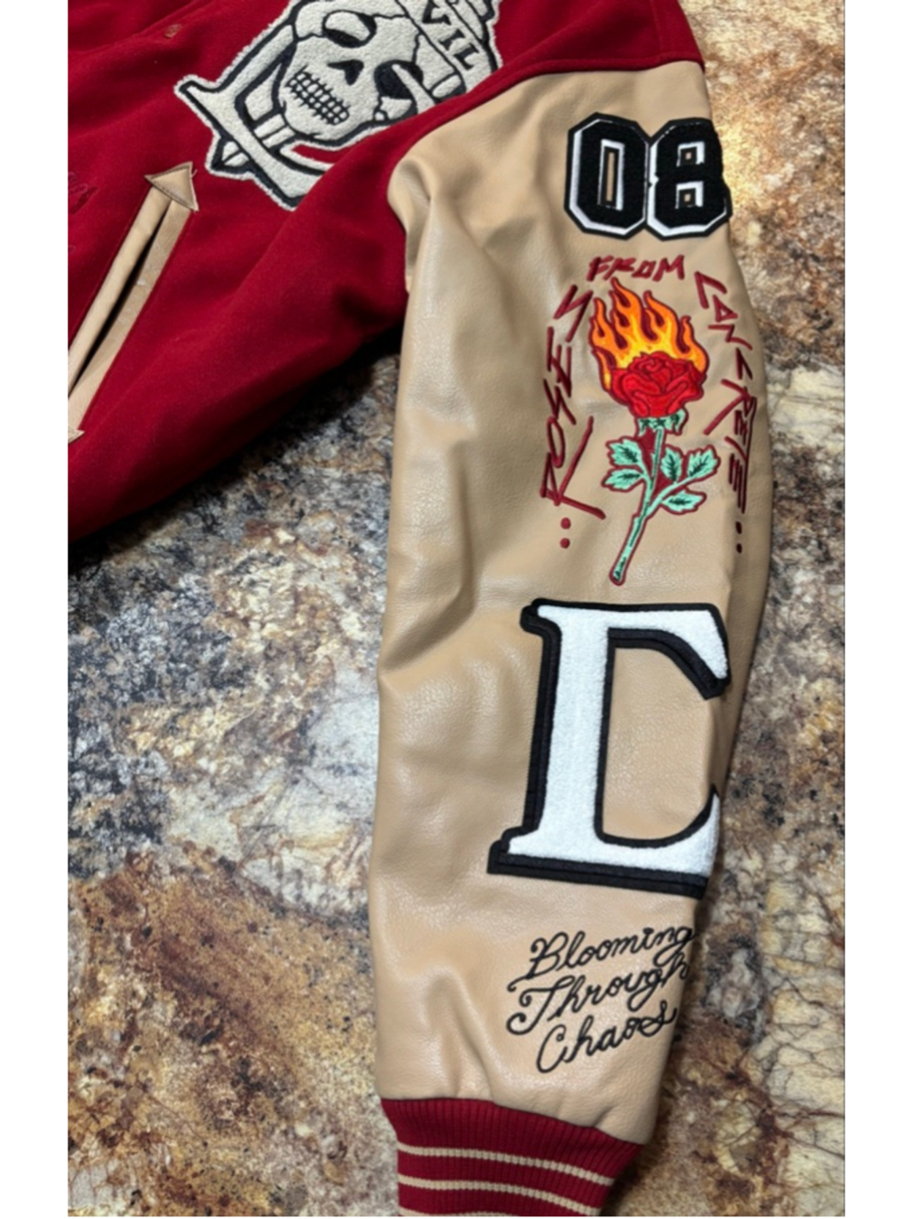 Civil Regime x Star Wars “Blooming Through Chaos” Varsity Jacket Medium - Picture 6 of 8